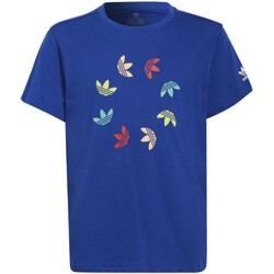 Textil Rapaz T-Shirt mangas curtas adidas Originals HF2131 Azul
