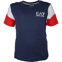 Textil Rapaz T-Shirt mangas curtas Emporio Armani EA7 3LBT65-BJ02Z Azul
