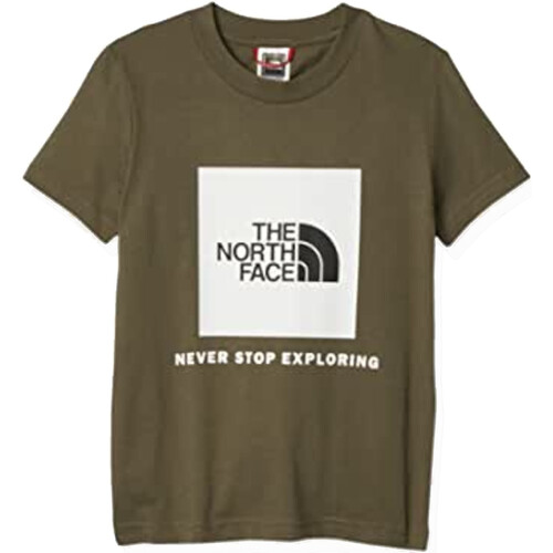 Textil Rapaz T-Shirt mangas curtas The North Face NF0A3BS2 Verde