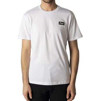 Textil Homem T-Shirt mangas curtas Fila FAM0081 Branco