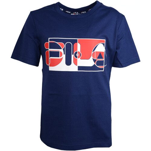 Textil Rapaz T-Shirt mangas curtas Fila FAT0103 Azul