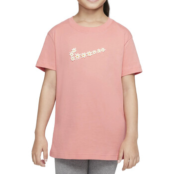 Textil Rapariga T-Shirt mangas curtas dress Nike DO1343 Rosa