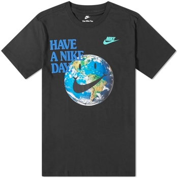 Textil Homem T-Shirt mangas curtas Nike DM6331 Preto