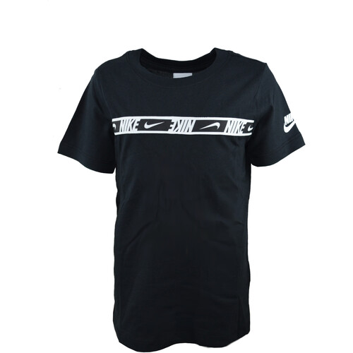 Textil Rapaz T-Shirt mangas curtas Nike DQ5102 Preto