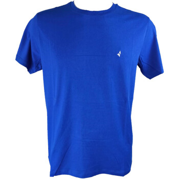 Textil Homem Pieces Langärmliges Shirt in Schwarz und Weiß gestreift Navigare NVSS223116 Azul
