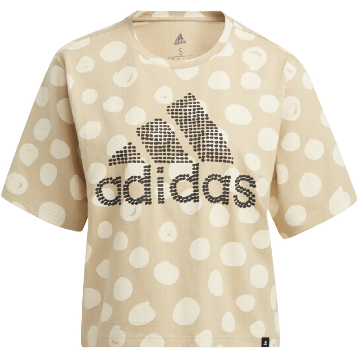 Textil Mulher T-Shirt mangas curtas adidas Originals H57417 Bege
