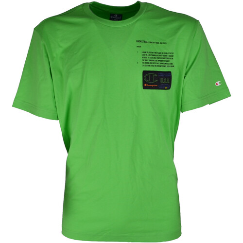 Textil Homem T-Shirt mangas curtas Champion 217211 Verde