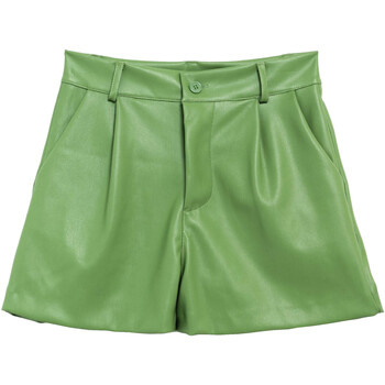 Textil Mulher Shorts / Bermudas Lumina L5589 Verde