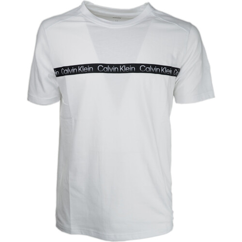 Textil Homem T-Shirt mangas curtas Calvin Klein Jeans 00GMS2K115 Branco