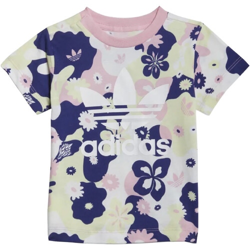 Textil Criança T-Shirt mangas curtas adidas Hailey Originals HE6930 Multicolor
