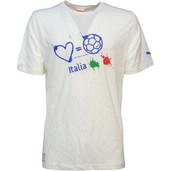 Textil Homem T-Shirt mangas curtas Puma 653140 Branco