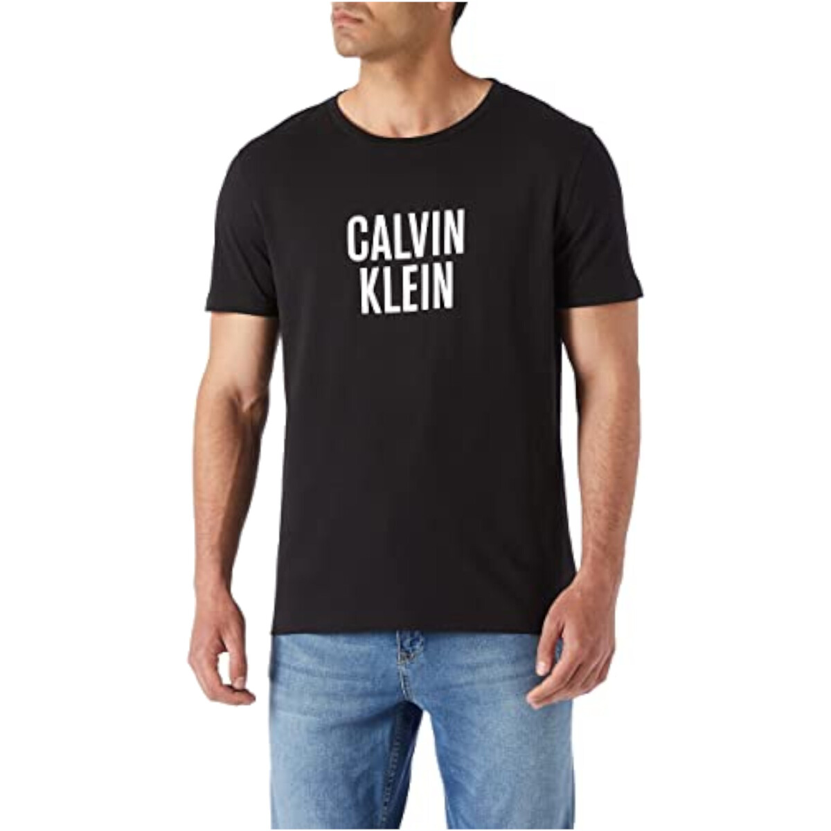 Textil Homem T-Shirt mangas curtas Calvin Klein Jeans KM0KM00750 Preto