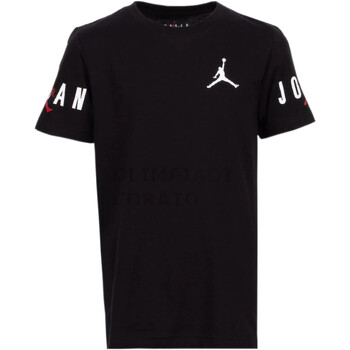 Textil Rapaz T-Shirt mangas curtas luck Nike 95B266 Preto