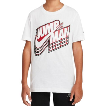 Textil Rapaz T-Shirt mangas curtas elastici Nike 95A988 Branco