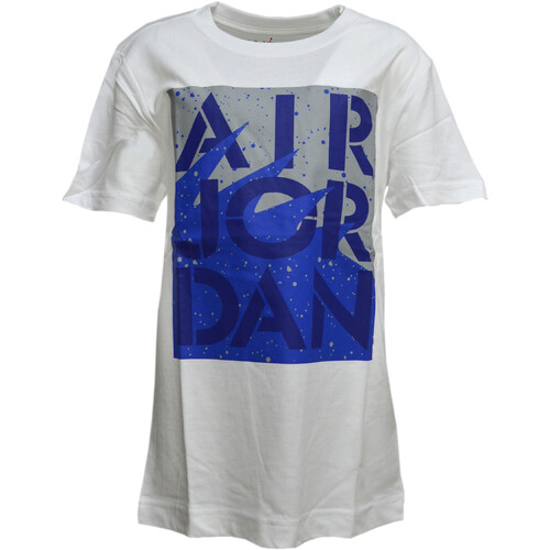 Textil Rapaz T-Shirt mangas curtas Nike plains 95A080 Branco