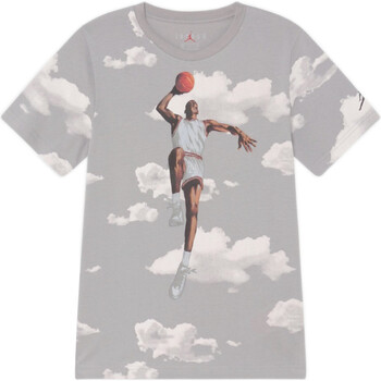 Textil Rapaz T-Shirt mangas curtas Nike 95B476 Cinza