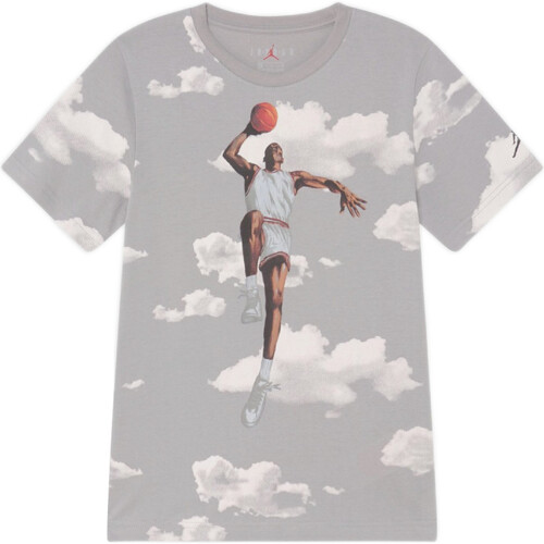 Textil Rapaz T-Shirt mangas curtas Nike Dri-FIT 95B476 Cinza