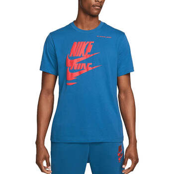 Textil Homem T-Shirt mangas curtas Nike tops DM6377 Azul