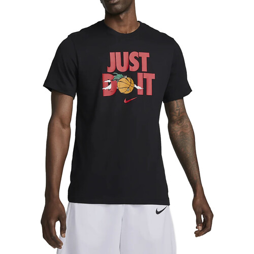 Textil Homem T-Shirt mangas curtas Nike camp DV1212 Preto