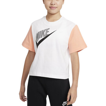 Textil Rapariga T-Shirt mangas curtas Nike DV0349 Branco