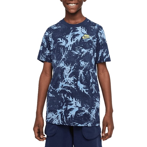 Textil Rapaz T-Shirt braata curtas Nike DQ3857 Azul