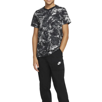 Textil Rapaz T-Shirt mangas curtas Nike DQ3857 Preto