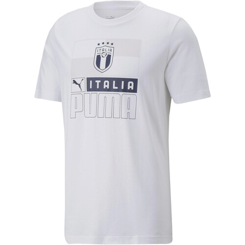 Textil Homem T-Shirt mangas curtas Puma 767122 Branco