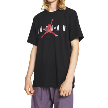 Textil Homem T-Shirt mangas curtas Uptempo Nike CK4212 Preto