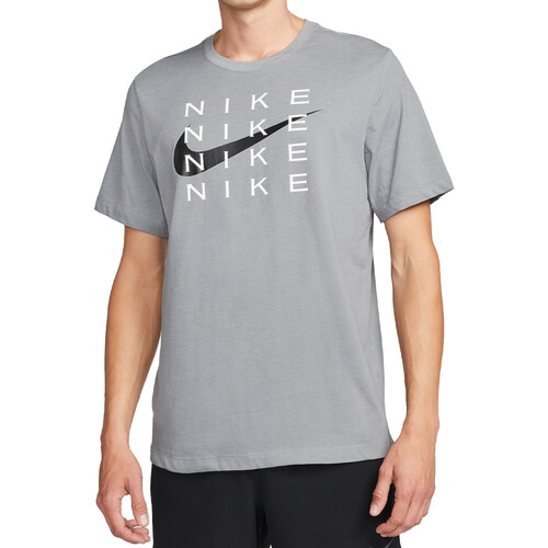 Textil Homem T-Shirt mangas curtas Nike DM5694 Cinza