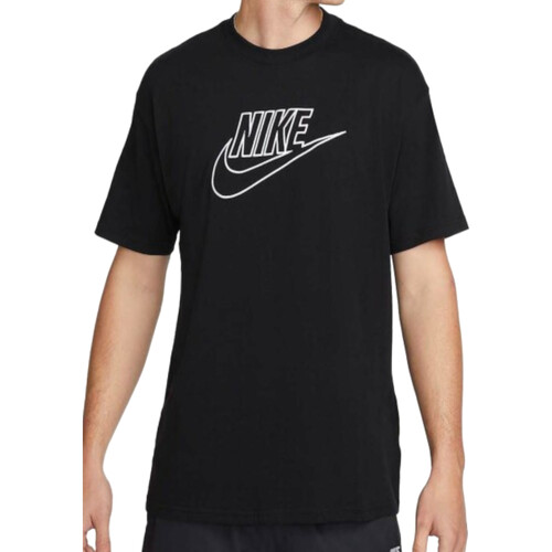 Textil Homem T-Shirt mangas curtas Nike DR7825 Preto