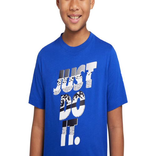 Textil Rapaz T-Shirt braata curtas Nike DO1822 Azul