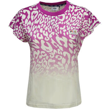 Textil Rapariga T-shirt Fila Day preto branco Fila FAT0122 Rosa