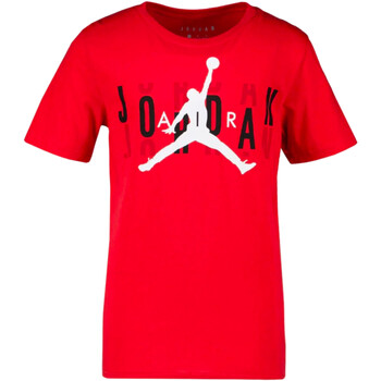 Textil Rapaz T-Shirt mangas zapatillass Nike 95B824 Vermelho