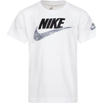Textil Rapaz T-Shirt mangas curtas Nike picnic 86J673 Branco