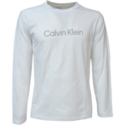 Textil Homem T-shirt mangas compridas Calvin Klein Jeans 00GMS2K200 Branco