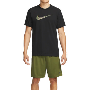 Textil Homem T-Shirt mangas curtas Nike DR7561 Preto
