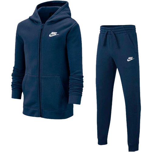 Textil Rapaz Nike tops roshe run dame speckle camo hoodie black Nike tops BV3634 Azul