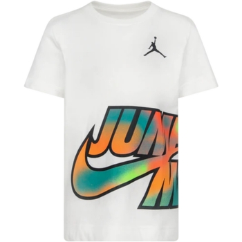 Textil Rapaz T-Shirt mangas curtas Nike son 95B721 Branco