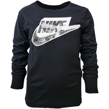 Textil Rapaz T-shirt mangas compridas Nike Lunar1 86K302 Preto