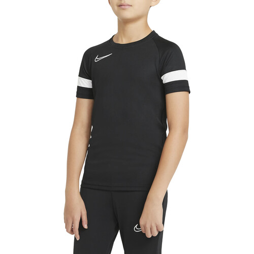 Textil Rapaz T-Shirt glitter flightss Nike CW6103 Preto