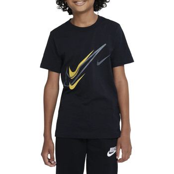 Textil Rapaz T-Shirt mangas curtas green Nike DX2297 Preto