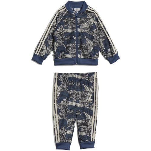 Textil Criança Todos os fatos de treino adidas marrakech Originals HK0402 Azul