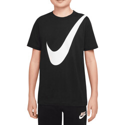 Textil Rapaz T-Shirt mangas curtas Nike DX1195 Preto