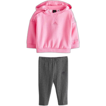 Textil Criança Todos os fatos de treino Slippers adidas Originals HN3484 Rosa
