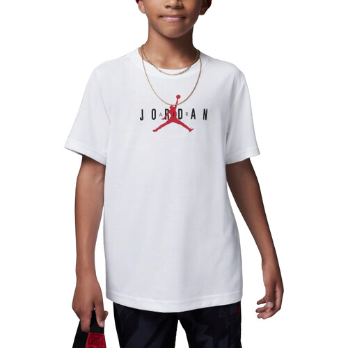 Textil Rapaz T-Shirt mangas curtas plain Nike 95B922 Branco