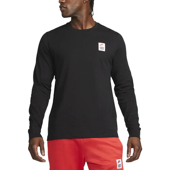 Textil Homem T-shirt mangas compridas Nike DZ2689 Preto