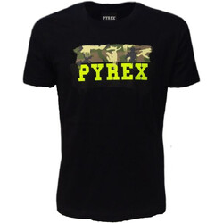 Textil Homem T-Shirt mangas curtas Pyrex 44075 Preto