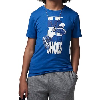 Textil Rapaz T-Shirt mangas curtas Womens Nike 95B140 Azul