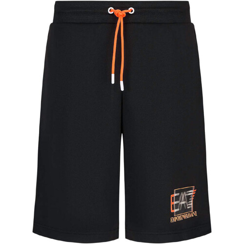 Textil Homem Shorts / Bermudas Emporio Armani EA7 3RPS54-PJ16Z Preto