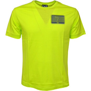 Textil Rapaz T-Shirt mangas curtas Emporio Armani EA7 3RBT60-BJ02Z Amarelo